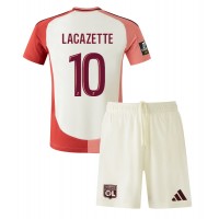 Fotballdrakt Barn Olympique Lyonnais Alexandre Lacazette #10 Tredjedraktsett 2024-25 Kortermet (+ Korte bukser)